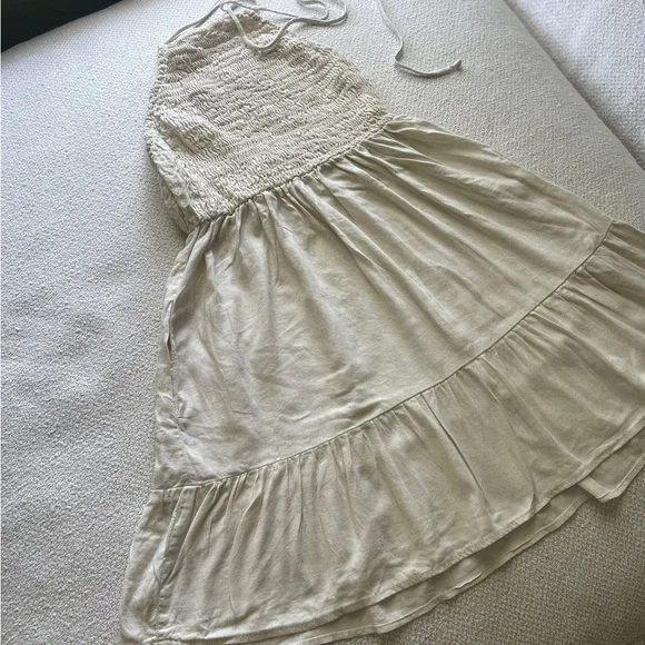 Urban Renewal Linen Halter Neck Dress - Picture 6 of 11